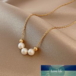 Vintage Gold Pearl Pendants Chokers Necklaces for Women Girl Elegant Punk Necklace New Design Wedding Jewelry Girlfriend Gifts Factory price expert design Quality