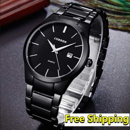 Curren Watches Men Sports Date Business Male Wristwatch Mens Stainless Steel Luxury Brand Watch Men Relogio Masculino 210527