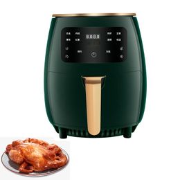 Touch LCD Screen Air Fryer Smart Multifunction Electric Air Deep Fryer Without Oil Professional Design 4.5L Large Capacity1200W