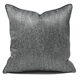 Cushion/Decorative Pillow Jacquard Cushion Cover Abstract Stripe Decorative Throw Pillows Case Luxury High Precision Pillowcases On The Sofa