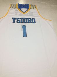 Mikey Williams High School Basketball Jerseys Ysidro Throwback Custom Retro Sports Jersey Any Name Number