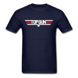 New Cool Maverick T-Shirt Top Gun T Shirt Big Size Custom Short Sleeve Mens T Shirts Fashion Cotton Crewneck Men T-shirt 210324