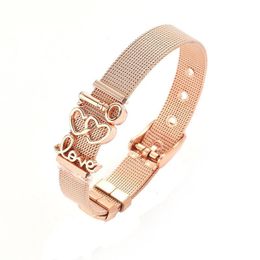 Simple Couple Bracelet Fashion Stainless Steel Watchband Bangle
