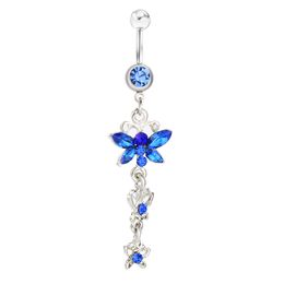 YYJFF D0020 Bowknot Belly Navel Button Ring Mix Colors
