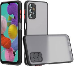 Phone Cases For Samsung A71 A03 CORE A13 A22 A32 A72 A52 A42 A12 5G 4G A02S A10 A50 A30 Skin-Friendly Translucent Matte Slim Fit Cover