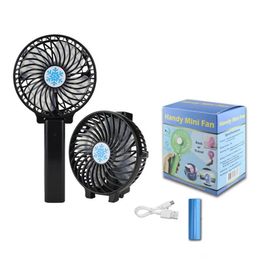 Gadgets Portable Rechargeable USB Charging Cool Removable Rotating Handheld Mini Outdoor Fans Pocket Folding Fan Party Favor