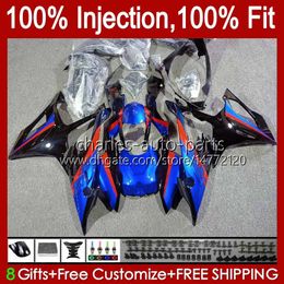 100%Fit Injection Mould For BMW S-1000RR S1000-RR S 1000RR 2019-2021 Bodywork 21No.102 S1000 S-1000 Body S 1000 RR 2019 2020 2021 S1000RR 19 20 21 OEM Fairing Stock Blue