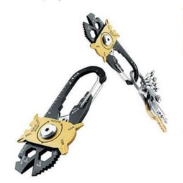 Party Gift 20 In 1 Stainless Steel Wrench Screwdriver EDC Outdoor Portable Small Tool Multi-functional Key Chain