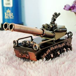 Metal Tank Model, Classic Tinplate Vehicles Toy, Manual,Handcraft Arts,High Precision for Kid' Gifts, Collection, Decoration, Free Shipping