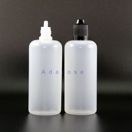 100ML 100 Pieces LDPE PE Plastic Dropper Bottles With Child Proof safe Caps & Tips Squeezable juice bottles Short nipple