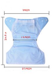 Baby water Cotton 20pcs Soft Diaper Nappies Cover Reusable Washable Size Adjustable spring summer autumn winter button Diapersl40