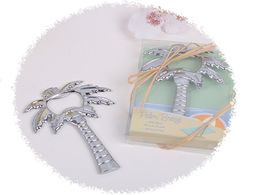 Fedex DHL Free Shipping "Palm Breeze" Chrome Palm Tree Bottle Opener wedding Party Gifts ,400pcs/ lot