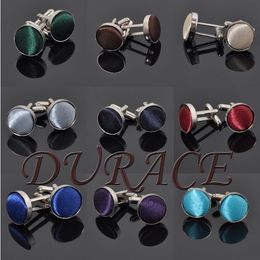 Round Cuff Links 26colors Men's shirts high quality cufflinks for Father's Day Christmas Gift Free FedEx TNT