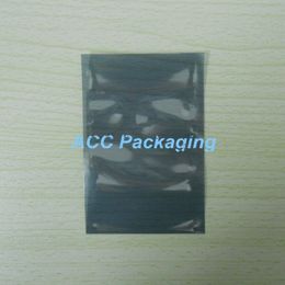 7*11cm (2.8*4.3") Open Top Anti-Static Shielding Plastic Pack Bags ESD Anti Static Packing Bag Antistatic Package Bags