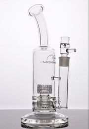 hookahs glass water pipe Two Tyre Function oil rig recycler Straight glass bong r pipe Best quality Glass shisha