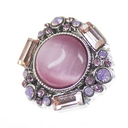 NSB2228 Hot Sale Crystal Snap Jewelry Snap Buttons For Snap Buttons Jewellry Fashion DIY Charms High Quality Metal Snaps