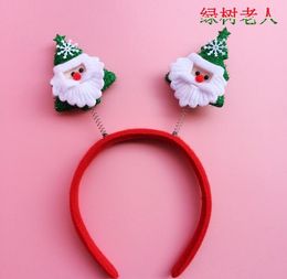 Christmas headband Hoop students Christmas gift hair hoop decorations ten kinds of cartoon can be choosen free shipping CH01001