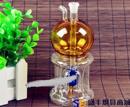 Free shipping wholesale Hookah - Hookah glass on the ball [4 claw maker, Colour random delivery