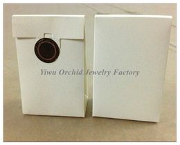 pandora ring packaging Canada - Wholesale 50 Pcs Exquisite High-Quality Mini White Paper Bag Gift Box 9*6*3cm Fits Pandora Jewelry Box Charms Beads Rings Packaging Bag