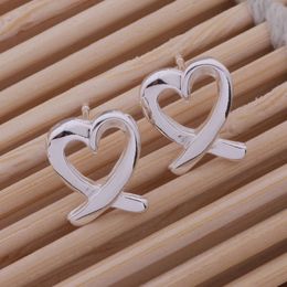 Fashion (Jewelry Manufacturer) 40 pcs a lot Kelp ear stud earrings 925 sterling silver Jewellery factory Fashion Shine Earrings