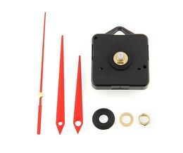 New Arrive Quality Quartz Clock Movement Mechanism Parts Tool Set with Red Hands Silence