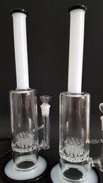 2015 Newest 38cm glass bong glass water pipes glass bongs with 14mm joint white free shipping