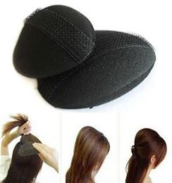 hair puff Magic Hairdressing Tool Princess Style Beauty care Hair Heighten Device Bulkness Sponge Hair Maker Pad black 2pcs/lot HQS-G10264