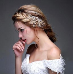 -Schmuck Blume Kristall 2016 Mode Kamm Braut Kopfhaare Tiaras Haarschmuck Sparkly Braut Haarkämme Auf Lager bereit, CPA472 zu versenden