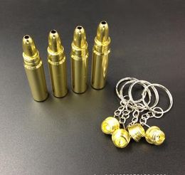 Creative gold bullet ornaments pipe smoking, color random delivery, free shipping, large better