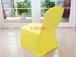 Colourful Brief stylechair cover thicken elasticity chair cover for wedding banquet hotel