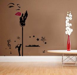 diy art music wall decal decor room stickers vinyl home mural removable paper size 160 - Music Wall Decor diy art music wall decal decor room stickers vinyl home mural removable paper size 160 - Music Wall Decor