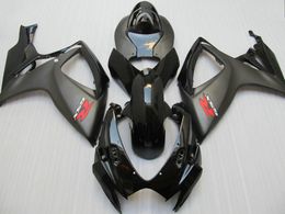 Matte/Glossy Black injection molded fairing for suzuki 2006 2007 GSXR 600 750 K6 GSXR600 GSXR750 06 07 R600 R750 full fairing kit