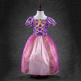 2015 New Cinderella Girl Dress Enfants Snow White Princesse Robes sofia Rapunzel Kids Party Halloween cosplay costume filles
