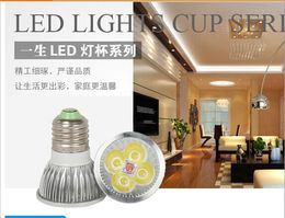 Wholesale - 8W Dimmable warm/pure/cool white E27 85-265V Led Light Lamp Spotlight bulb downlight lighting