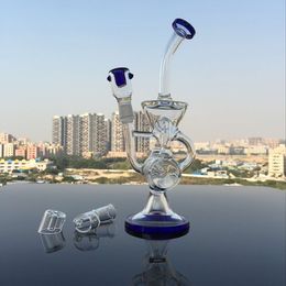 10" Inches oil rig With Glass Bowl Real nail and Quartz Cap Hookahs Smoking Accessories 14mm Male Joint ash Catcher