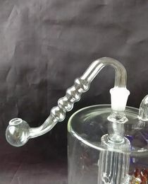 free shipping Wholesale new S transparent glass pot, 4 open cell design, Hookah Accessories