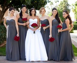 Custom Long Bridesmaid Dresses Cheap But High Quality Fabric Strapless Party Evening Gowns Sleeveless Real Image Formal Bridesmaid Dress