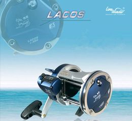 Line winder jigging trolling boat fishing reel coil left hand L-20/30DXwith counter casting drum reel wheel molinete pesca big game