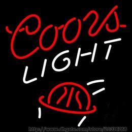 Hot Coors Light Basket Ball Neon Sign Handcrafted Custom Real Glass Tube Neon Lamp Game Room Hot Coors Light Basket Ball Neon Sign Handcrafted Custom Real Glass Tube Neon Lamp Game Room