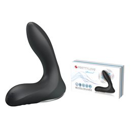 Pretty Love USB rechargeable 12 Mode prostate vibrator inflatable butt plug vaginal vibrator erotic toys for men and woman q1711243