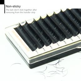 Wholesale-Free shipping natural long 0.05 D Curl individual false eyelashes eyelashes extension 3D hand made