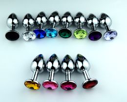 Small Size Metal Anal Toys Butt Plug Stainless Steel Anal Plug, Erotic Sex Toys Sex Products For Adults Juguetes Sexuales PY379 q171124