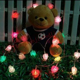 AC110 220V Led Fairy Light 10m 100 Led Love Hearted Shaped String Light Decoration For Wedding Decoration Christmas Xmas