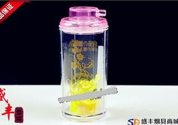Free shipping wholesale Hookah - Acrylic snuff pot] [classic Yiping, Colour random delivery