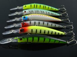 Dving big game fishing lure Crank for bass Minnow saltwater fly fishing bait China 6colors 14.5cm/14.7g 20pcs/lot