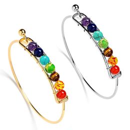 7 Chakra Maya Bead Bracelets Bangle Jewelry For Women Accessories Charms Reiki Healing Amulet Decorations Fashion Jewelry