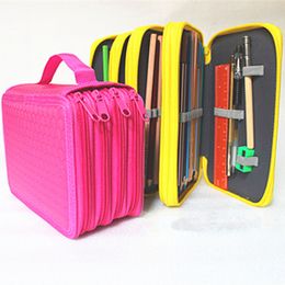 Portable Drawing Sketching Pencils Pen Case Holder Bag For 72Pcs Pencils New Pencil Bags