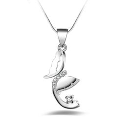 Free shipping fashion high quality 925 silver belief With diamond jewelry 925 silver necklace Valentine's Day holiday gifts hot 1642