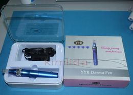 new 5 Speeds Auto Electric-Derma Pen Micro Needle Spa Anti Aging Skin derma stamp skin beauty Therapy