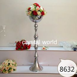 sliver mental (not gold mental) wedding table flower stand Centrepieces 345